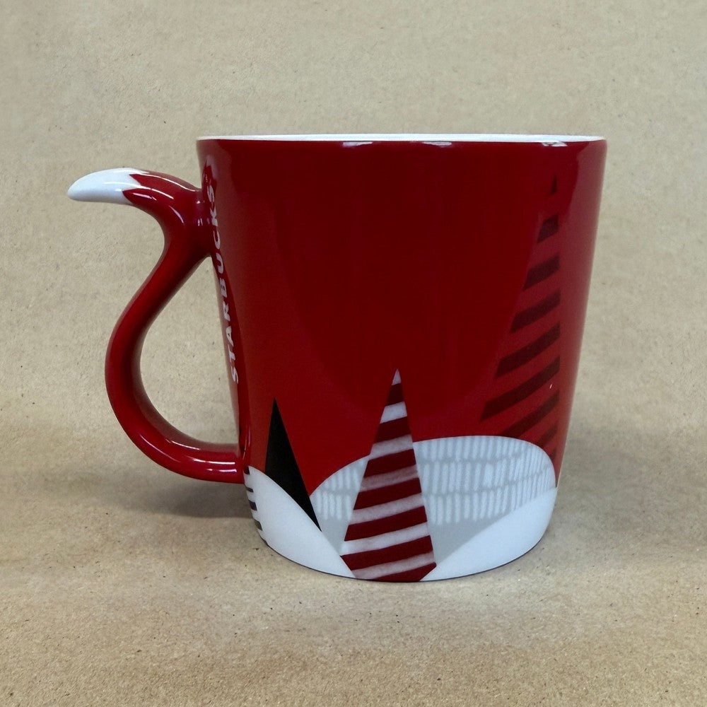 Starbucks Red Fox Tail Handle Holiday Collection Mug-2016